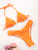 Sexy Folds Bikini Set Solid Micro Bikinis Women Swimsuit Female Triangle Swimwear Beach Wear Bathing Suit