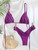 Sexy Folds Bikini Set Solid Micro Bikinis Women Swimsuit Female Triangle Swimwear Beach Wear Bathing Suit