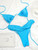Sexy Folds Bikini Set Solid Micro Bikinis Women Swimsuit Female Triangle Swimwear Beach Wear Bathing Suit