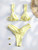 Sexy Folds Bikini Set Solid Micro Bikinis Women Swimsuit Female Triangle Swimwear Beach Wear Bathing Suit
