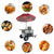 Coffee Van Catering Cart Burgers Fries Ice Cream Bus Mobile Food Truck Square Food Trailer With Full Kitchen Equipment