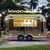 United State Food Truck with Full Kitchen Concession Bbq Food Trailer with Porch Fully Equipped Custom Food Truck