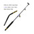 Tuna Fishing Rod Carbon Fiber Saltwater Deep Sea Trolling Rod 80-130lb EVA Handle Swivel Tip Bent Butt Big Game Boat Rod