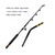 Tuna Fishing Rod Carbon Fiber Saltwater Deep Sea Trolling Rod 80-130lb EVA Handle Swivel Tip Bent Butt Big Game Boat Rod