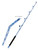 Adjustable offshore fishing rod with curved butt and roller guide for deep sea saltwater fishing
