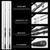 ROLLFISH Carbon Fiber Spinning Casting Fishing Rod Medium Power Fast Action Lightwt Freshwater Saltwater