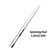 ROLLFISH Carbon Fiber Spinning Casting Fishing Rod Medium Power Fast Action Lightwt Freshwater Saltwater