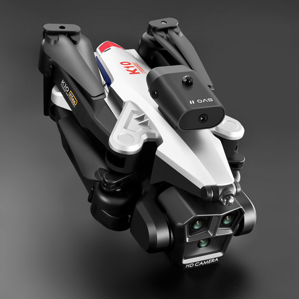 Best Price K10 Max Obstacle Avoidance Three Camera Drone Optical Flow Hovering Long Time Fly Remote Control Professional Drones