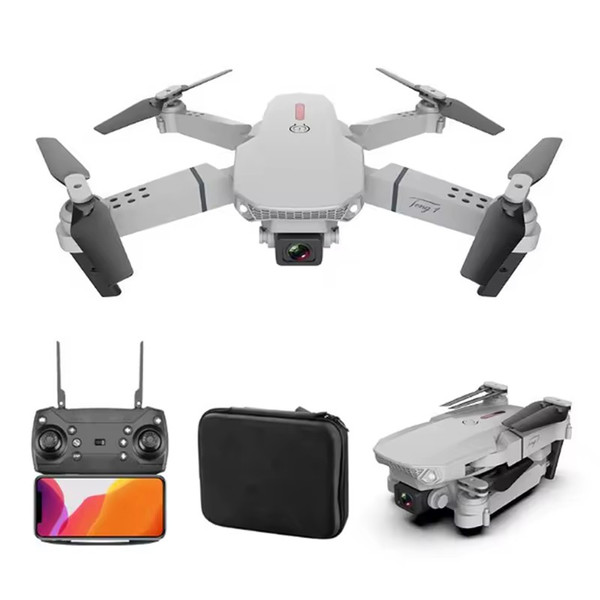 E88 4k HD Mini Drone With Camera Drone WiFi 1080p Real-time Transmission FPV Drone Follow Me Rc Quadcopter