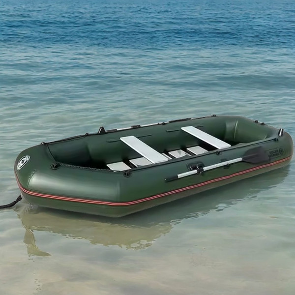 SOLAR MARINE 2.7M PVC Inflatable Fishing Boat Surfing Kayak and Racing Boats 4People Adult Outdoor Watersport Accessories