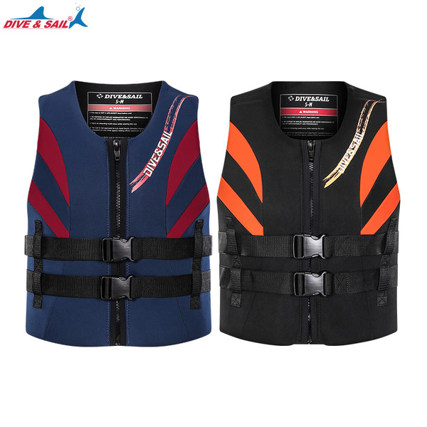 Ready to Ship Thermal Swim Vest Kayak Canoe Paddling Neoprene Sponge Buoyancy Suit Swimming Surfing Life Vest Jackets