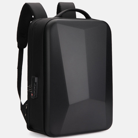 Hard Shell Custom Logo Laptop Backpack Large Capacity Durable Men's Business Anti-Theft Bag Backpack USB Waterproof Oxford Bag