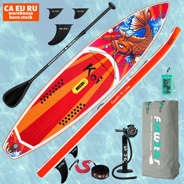 FUNWATER Dropshipping OEM Inflatable Paddle Board Wholesale CE Surfboard Watersport Koi sup Board Waterplaysurfing
