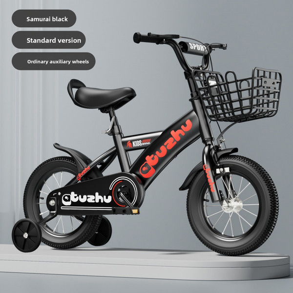 12 14 16 Inch Kids Bike for Boys Girls Aged 3-9 Years Old Children Bicycle with Training Wheels Basket Outdoor Sport Toddler Ped