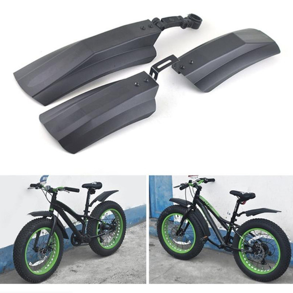 2PCS Mud Guard Fender for Electric Folding Bicycle Snow Bicycle Mudguard Fat Bike Fatbike MTB Bike Cycling Fenders