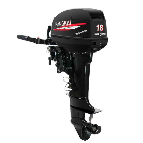 Short Shaft 2 Stroke 18HP Outboard Motor Stand Petrol Engine Inboard Fishing Boat For Sale