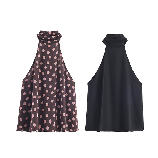 New Halter Tops Fashion Backless Bow Elegant Crop Top Woman 2025 Sleeveless Ruched Short Tops For Women Sexy Party Tops