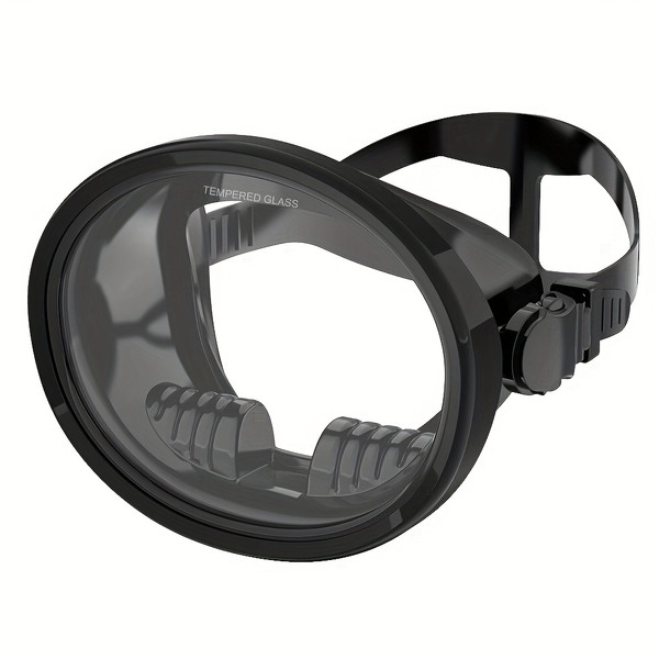Diving Mask Goggles HD Anti-Fog Spearfishing Mask Freediving Mask Clear Panoramic Goggle with Adjustable Buckle for Free Diving