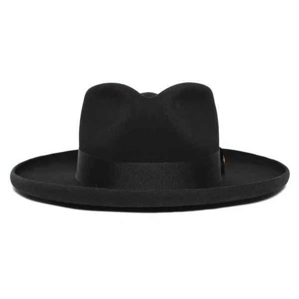 Men's and Women's Fashionable Sun Hats, Wool Hats, Solid-color Woven Beaded Decorated Top Hats, Party and Jazz Hats