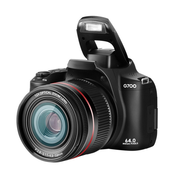 New  G700 4K 64MP WiFi Digital Video Camera Camcorder 3.0 Inch IPS Screen 12X Optical Zoom HD DSLR Camera