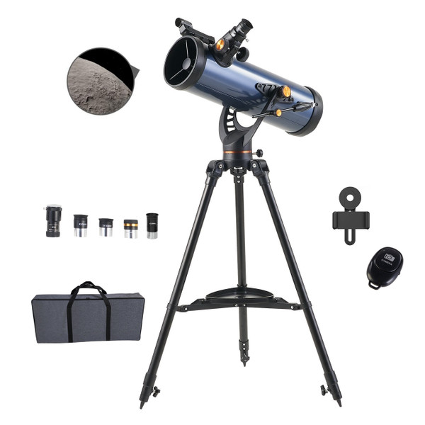 Large Objective 114/1000 Reflector Astronomical Telescope Monocular Professional Sky Watcher Star Finder for Student Kids Study