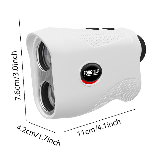 1200 Yards Rechargeable Outdoor Golf and Hunting Laser Rangefinder Telescope with Flagpole Locking and Magnetic Function