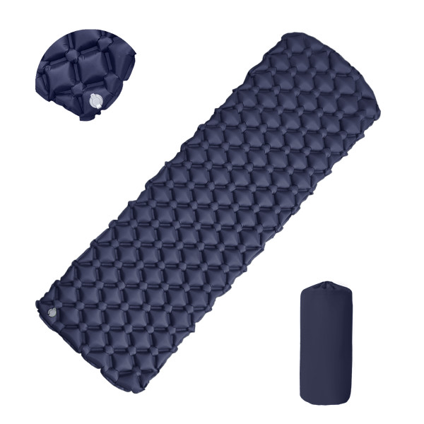 Camping Inflatable Mattress In Tent Folding Camp Bed Sleeping Pad Picnic Blanket Travel Air Mat Camping Equipment