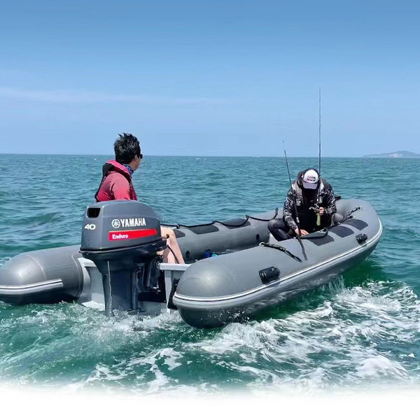 Haote Inflatable Rafting Inflatable Motor Hypalon Rib Boat Ships Fishing Front Control for Ocear Water