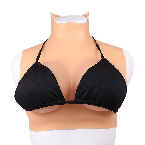 Prosthetic Breast Transvestite Gay Realistic Elastic Breasts Soft Silicone Wearable Breasts Chest Fun Adult Products Wholesale