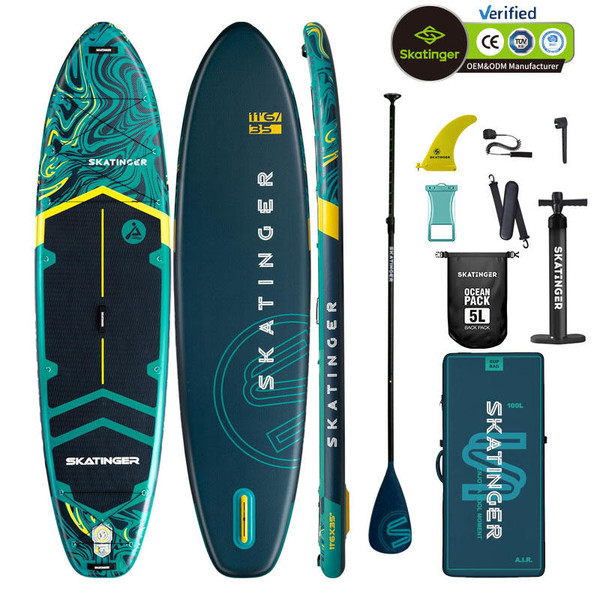 Skatinger Us Warehouse Dropshipping Freeshipping Inflatable Stand up Paddle Board SUP Paddle Surf Padel  Board Paddleboard