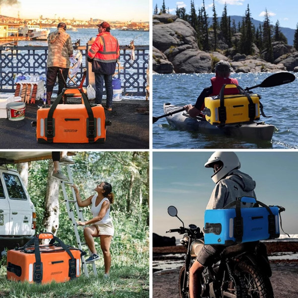 Motorcycle 40L 60L 90L dry bag waterproof duffel bag kayaking travel suitable for boating camping paddle board surfing
