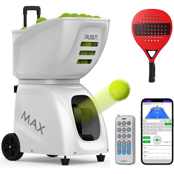 PT-MAX-C/PT-MINI Tennis Ball Machine Training Equipment Serving & Throwing Trainer for Balling Machine Tennis Training Equipment