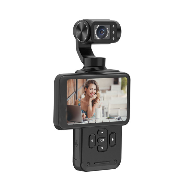 Portable 5K Digital Camcorder with Touchscreen, Anti-Shake, Nightshot Function and 10x Optical Zoom  HD Action Camera with WiFi
