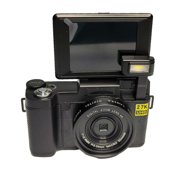 4K Dslr Camera With 3.0'' Tft 180 Degree Rotation Display and 16X Digital Zoom Digital Video Camera