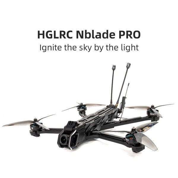 HGLRC Nblade PRO 7-inch FPV Drone with D JI O4 Pro Cinematic Long Range Long Battery Life Freestyle RC Quadcopter