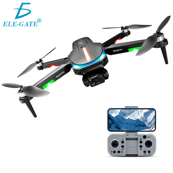 ELE-GATE WiFi 4G Remote Control Mini Drone with Dual HD Camera 4 Propellers Toy Vehicle
