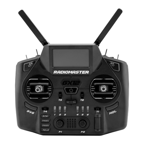 Radiomaster GX12 M2 ELRS Dual-band Gemini-X Radio Controller, RC Drone and FPV Flight Controller Component