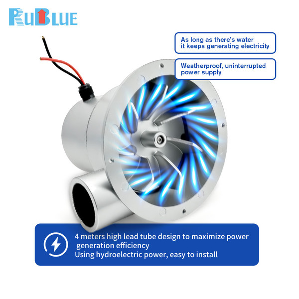 36W 50W Micro Hydro Turbine Generator DC 18V 36V for Off-Grid Village Rural Power Nepal Micro Hydropower