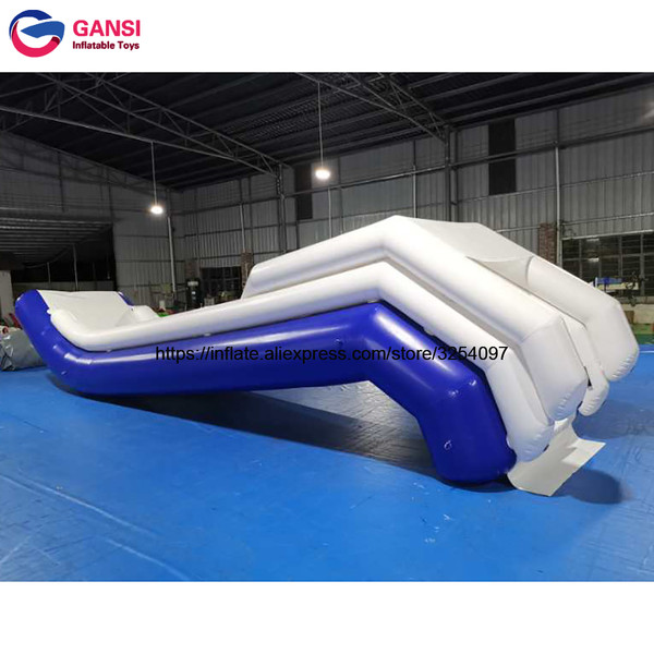 ide For Party Inflatable Floating Water Slide For Yacht Pontoon Inflatable Boat Slide