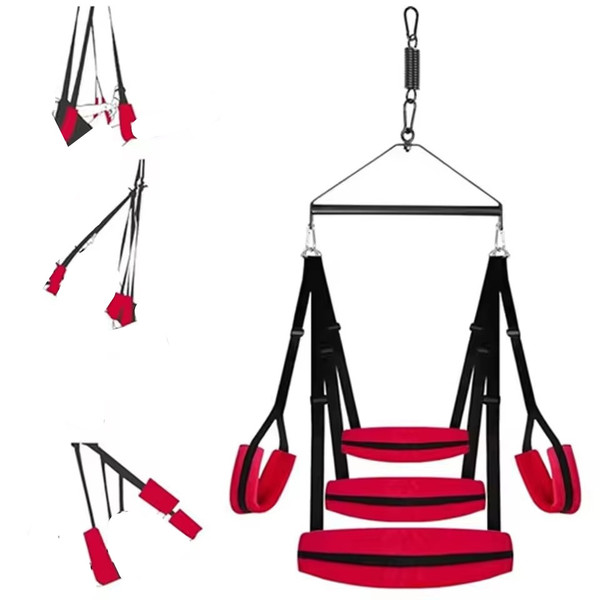 Door Sex Swing Adult Game Love Chair Couple Sexy Equipment Leg Spreader Bondage Accessory Bdsm Furniture SM Women Restraint Tool