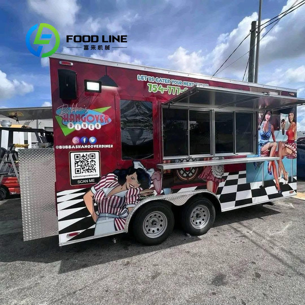 Versatile Concession Food Truck - Fully Equipped Mobile Bar & Ice Cream Coffee Trailer