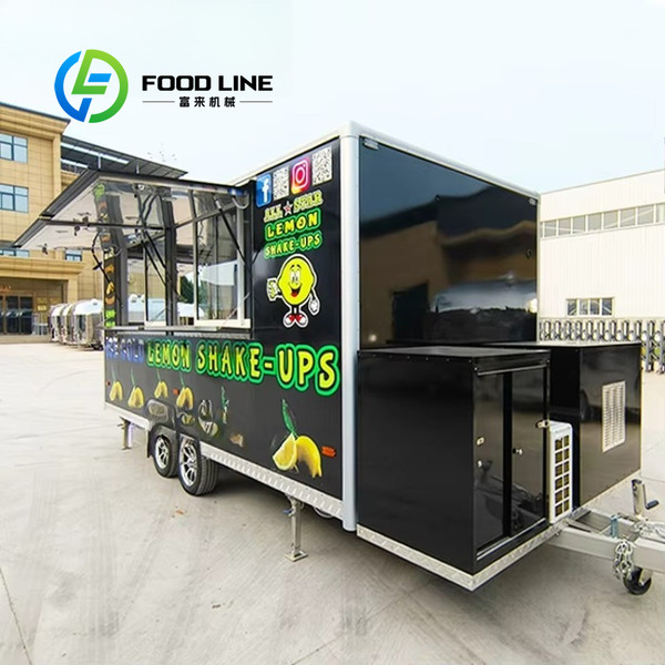 Customized Mobile Full Kitchen Food Truck Trailer Multifunctional Concession Catering Vehicle