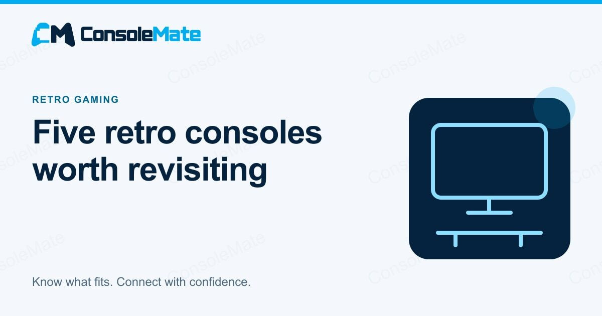 Top 5 Retro Consoles Worth Playing in 2026