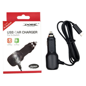 USB-C Car Charger for Nintendo Switch, Switch 2, OLED & Lite — PD Fast Charge with Bonus USB-A Port
