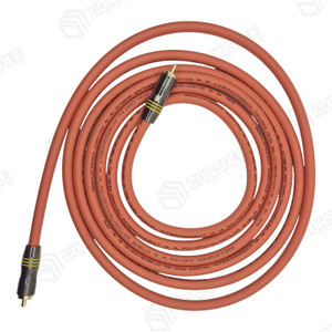 Digital Coaxial Audio Cable 3m - RG6 Quad Shield 75 Ohm, Gold Plated RCA – main product photo