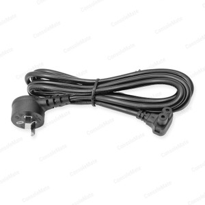 Right-Angle Figure-8 Power Lead 2m | AU 2-Pin Mains to IEC C7 | Cable Up – main product photo