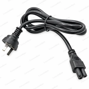 Clover Leaf Power Lead 1.8m | AU 3-Pin Mains Plug to IEC C5 Cord - Product photo