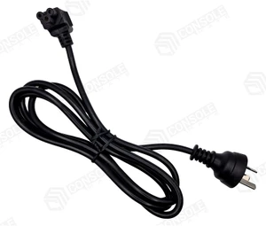 Right Angle Clover Leaf Power Lead 2m | AU 3-Pin Plug to Angled IEC C5