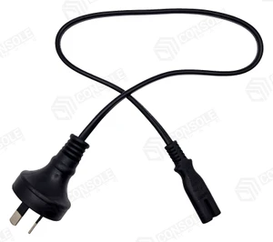 Short Figure-8 Power Lead 0.5m | AU 2-Pin Mains to IEC C7