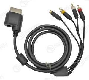 Heavy Duty AV Cable for Xbox 360 & 360 S 1.8m with Optical Audio Out and S-Video